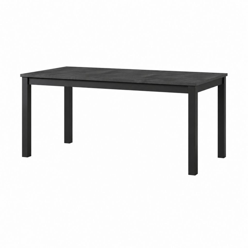 Gartentisch Anthrazit Aluminium Rechteckig 150 x 90 x 75 cm