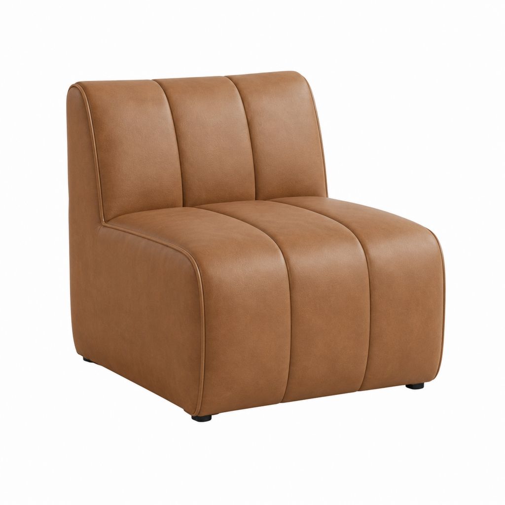 Loungesessel Cognac PU-Kunstleder 100 x 90 x 78 cm
